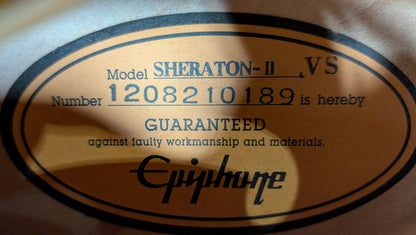 Epiphone Sheraton II Semi-Hollow Electric Guitar