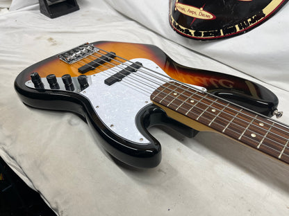 Fender Deluxe Active Jazz Bass V 5-String Electric Bass 2006 - Brown Sunburst