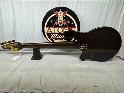Ernie Ball Music Man Bongo 6 HH Bass with Case 2008 - Limited Edition Sequoia Gold