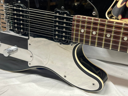 Squier J5 John 5 Signature Telecaster Tele Electric Guitar - Black