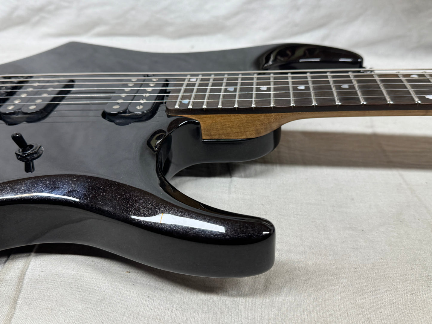 Ernie Ball Music Man BFR Ball Family Reserve JP16 JP-16 John Petrucci Signature Guitar with COA + Case 2017 - Black Lava