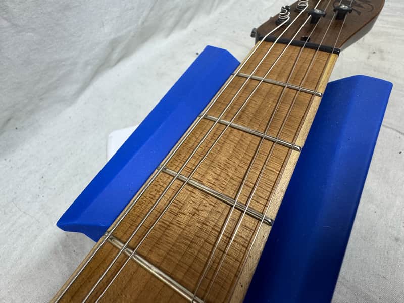 Mule Resophonic Mulecaster S-style Hollow Body Steel body Guitar with Case - Image 21
