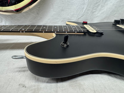 EVH Eddie Van Halen Wolfgang Signature Guitar with Case 2022 - Stealth Black