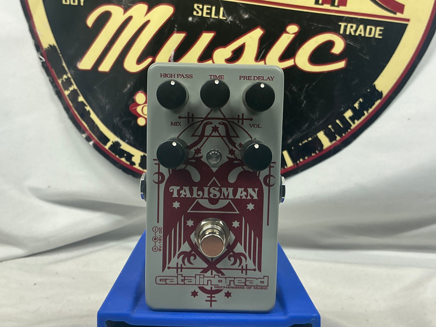 Catalinbread Talisman Plate Reverb Pedal with Box