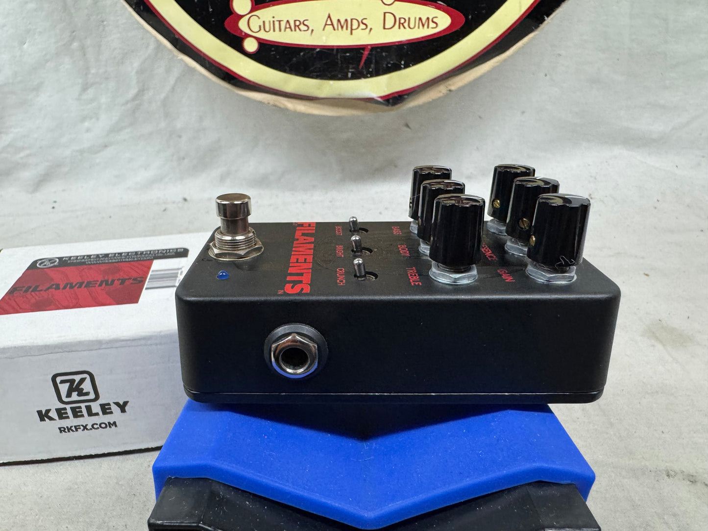 Keeley Electronics Filaments High Gain Distortion Pedal with Box
