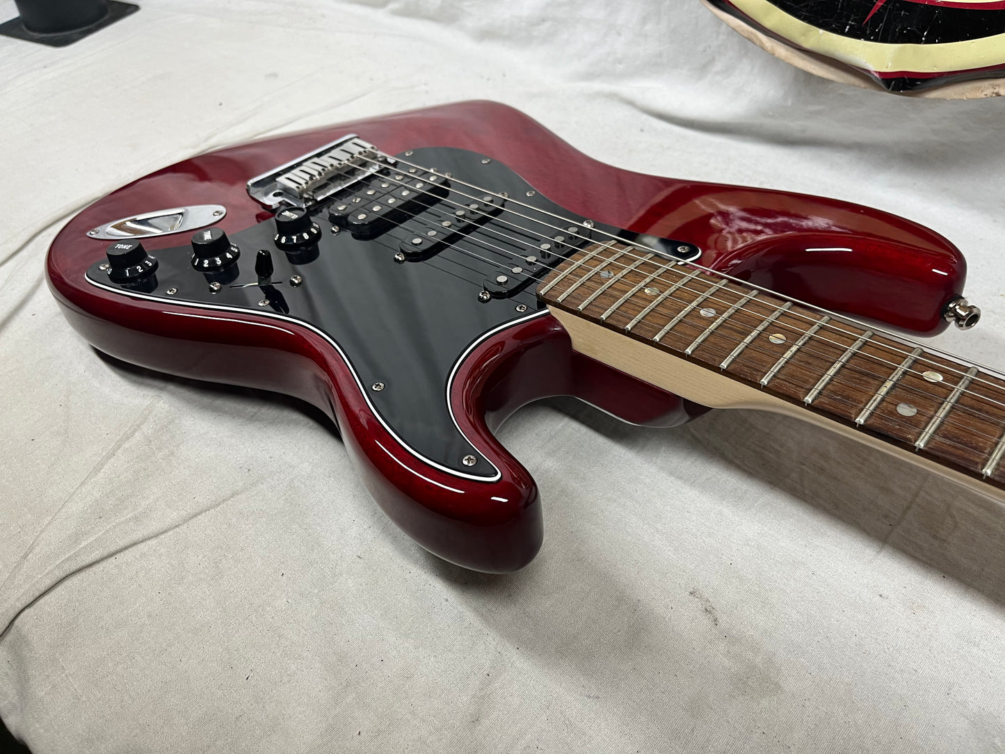Fender American Select Stratocaster Strat HSS - Crimson Red Electric Guitar