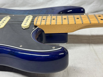 Fender Limited Edition Player Stratocaster HSS Plus Top Guitar 2021 - Blue Burst / Maple neck