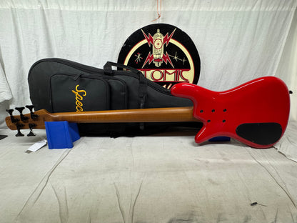 Spector Euro Series Eurobolt 5-String Bass with Gig Bag - Inferno Red
