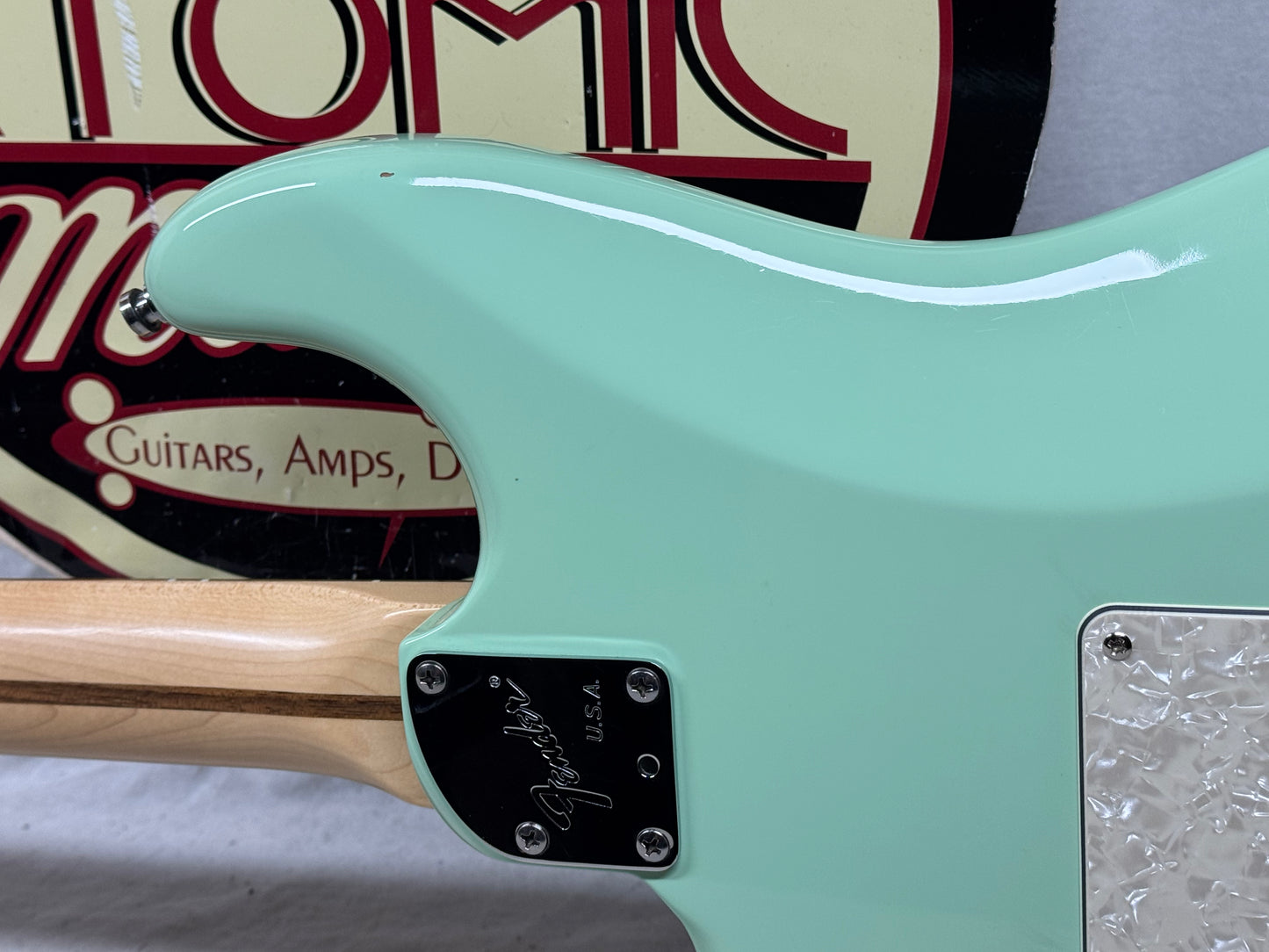 Fender USA Jeff Beck Stratocaster Guitar with Case 2015 - Surf Green / Rosewood fingerboard