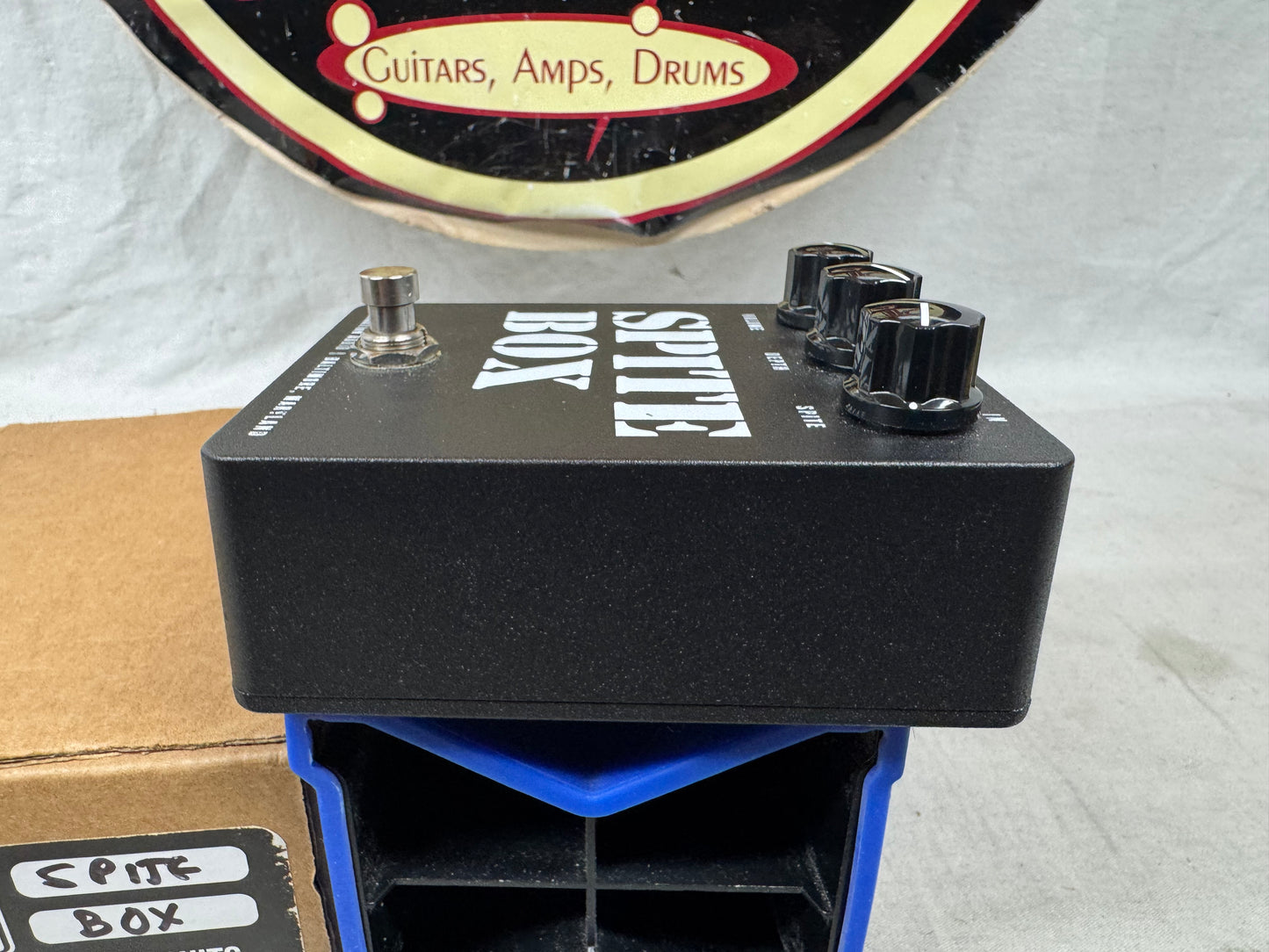 Damnation Audio Spite Box Fuzz Pedal with Box