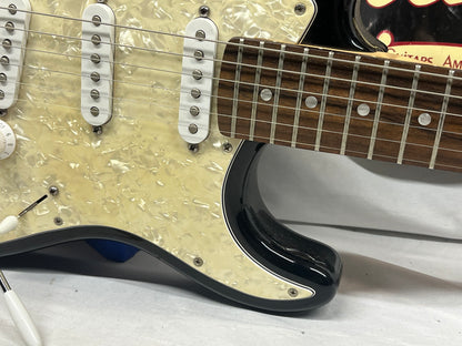 Squier Deluxe Series Stratocaster strat Electric Guitar - Antique Burst