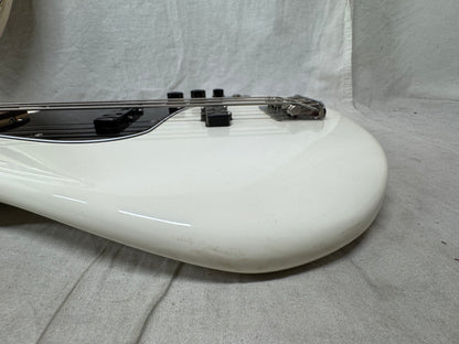Fender American Performer Jazz Bass 4-string J-Bass with Gig Bag 2019 - Arctic White / Rosewood fingerboard