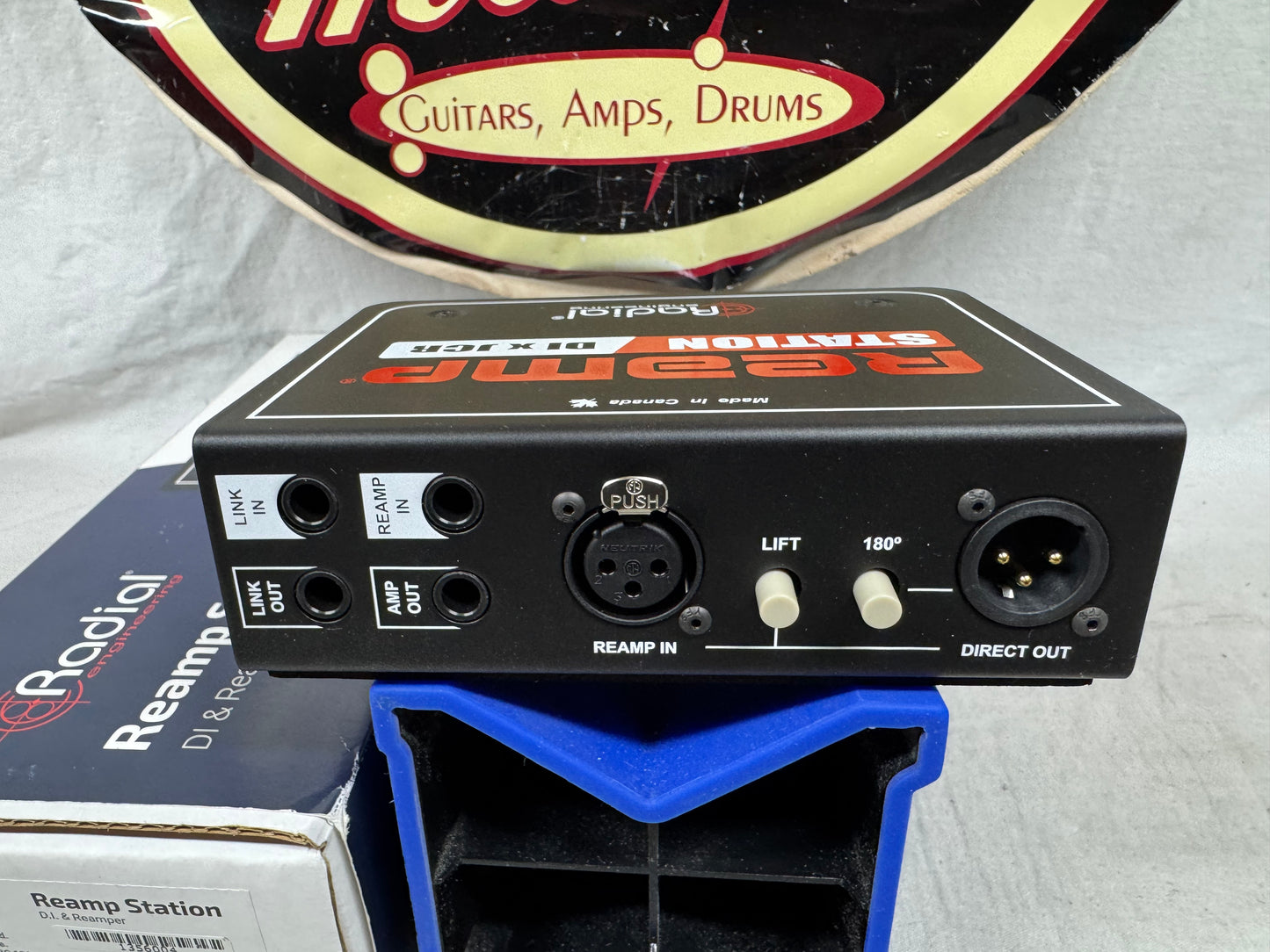 Radial Engineering Reamp Station Direct Box di d.i. & Reamper with Box