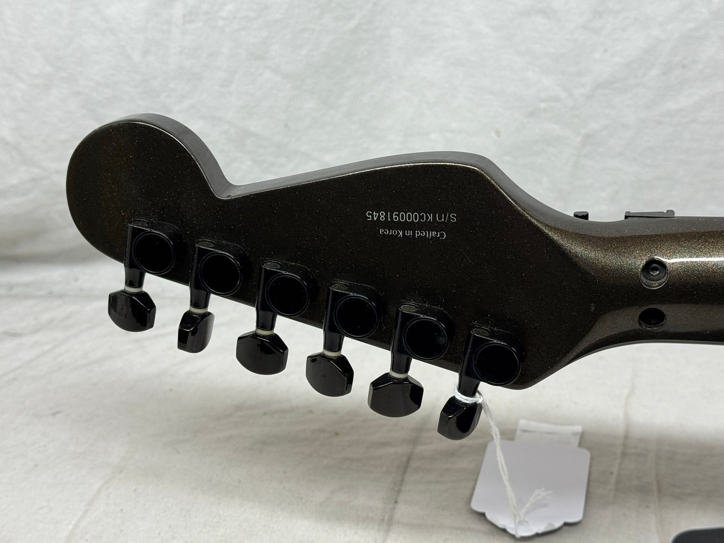 Squier by Fender Standard Series Stagemaster stage master HSH Deluxe Guitar - MIK Made In Korea 2000 - Pewter Gray Metallic