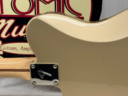 Fender Chris Shiflett Telecaster Deluxe Guitar with Case 2019 - Shoreline Gold / Rosewood fingerboard