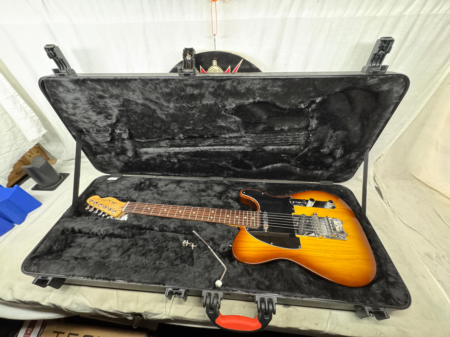 Fender 2016 Limited Special Edition American Standard Telecaster Figured Neck Guitar with Case 2015 - Cognac Burst / Rosewood fingerboard