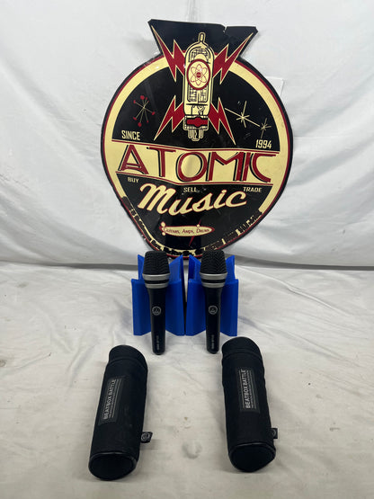 AKG *PAIR* BBB DFive Beatbox Battle Dynamic Microphones with Soft Cases