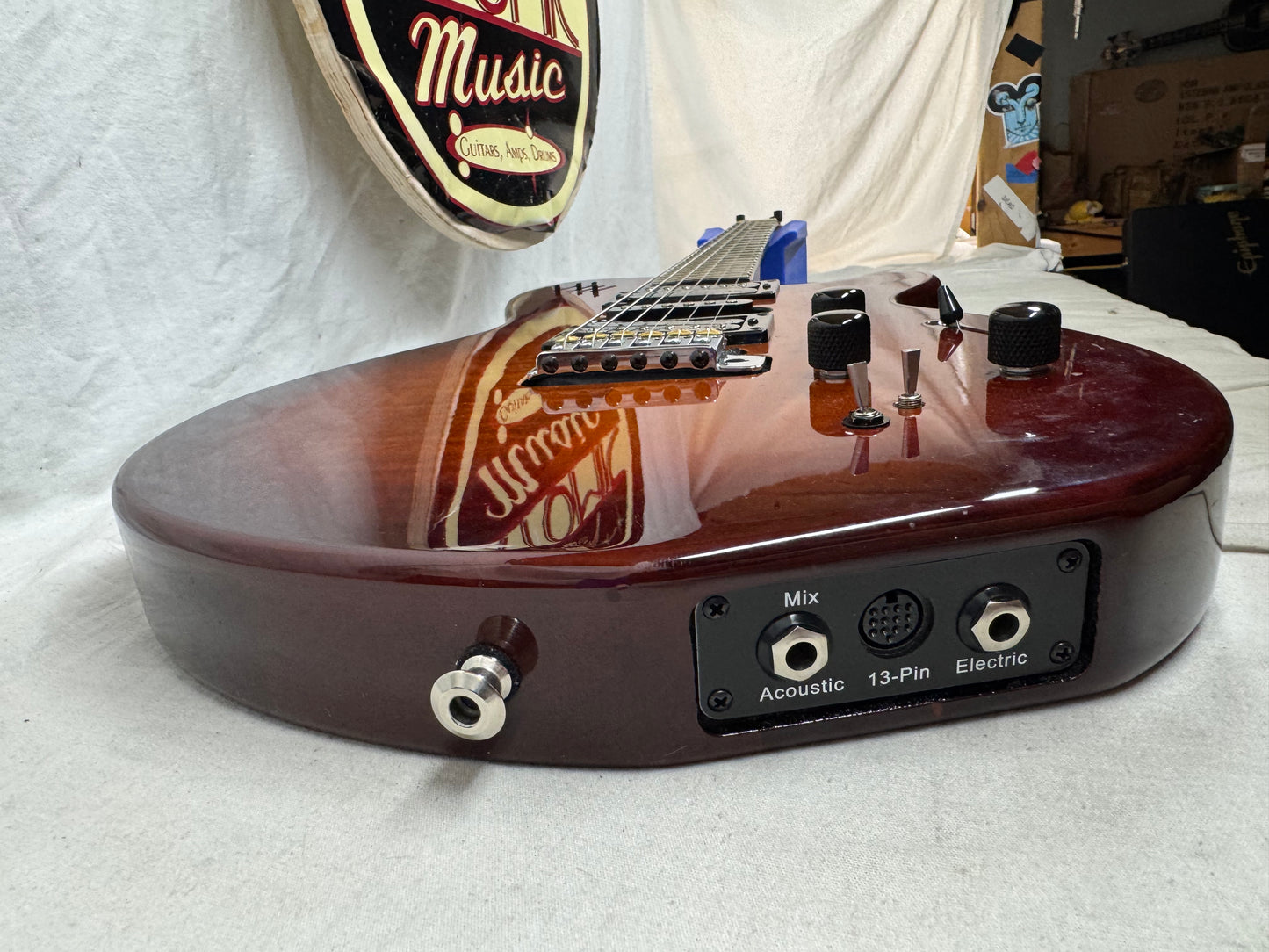 Godin xtSA Guitar with Case 2018 - Light Burst