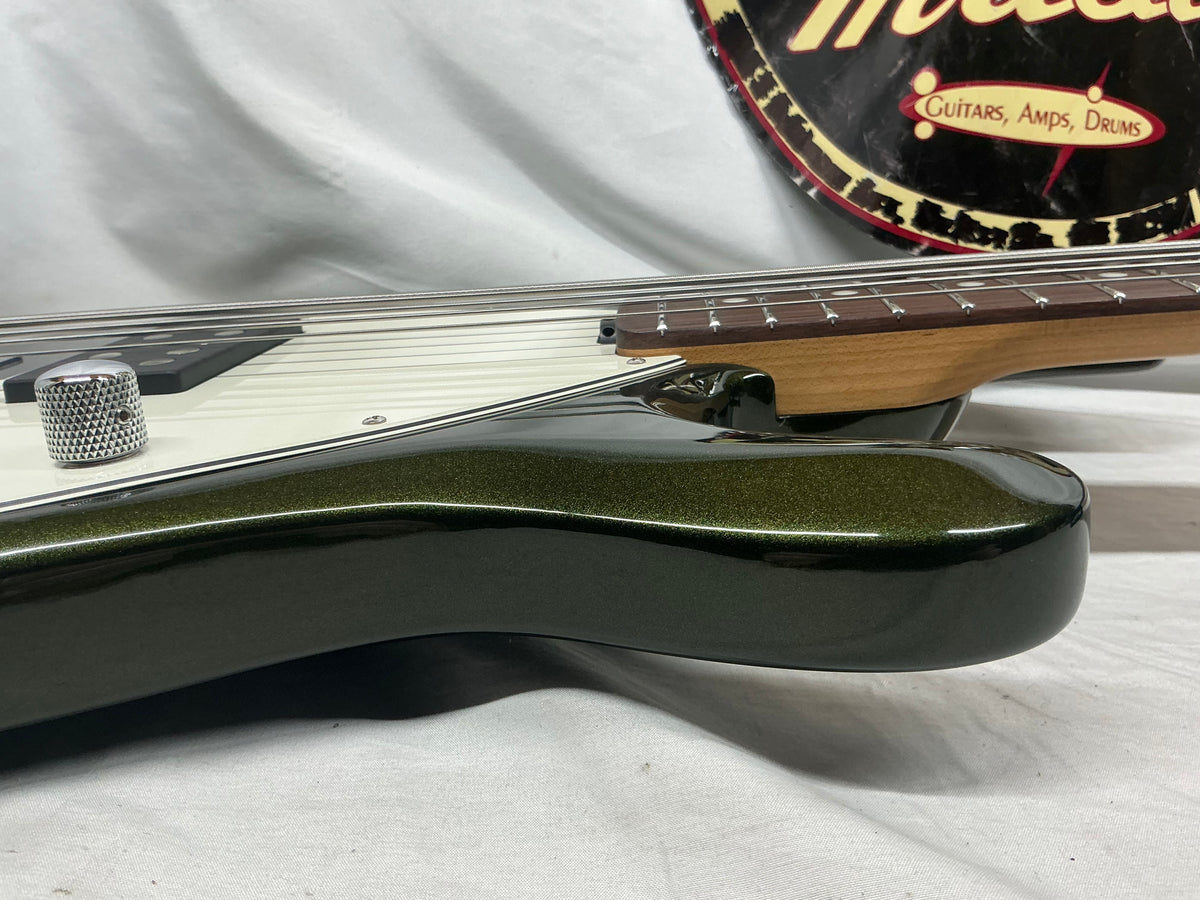 Ernie Ball Music Man StingRay sting ray 5H Bass with Soft Case - Fallout Green