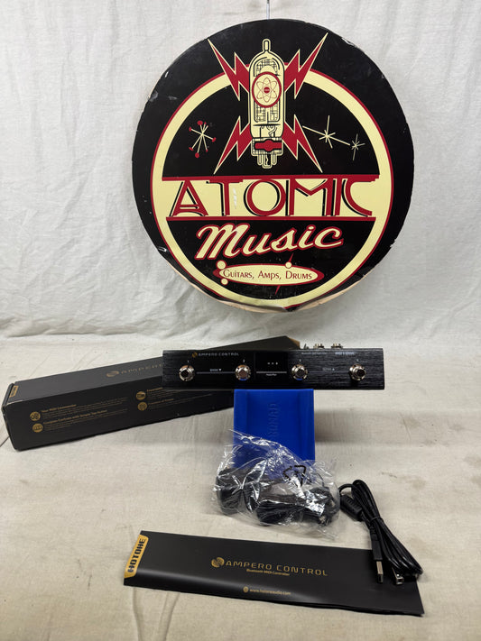 Hotone Ampero Control Bluetooth MIDI Controller Pedal with Power Supply + Box