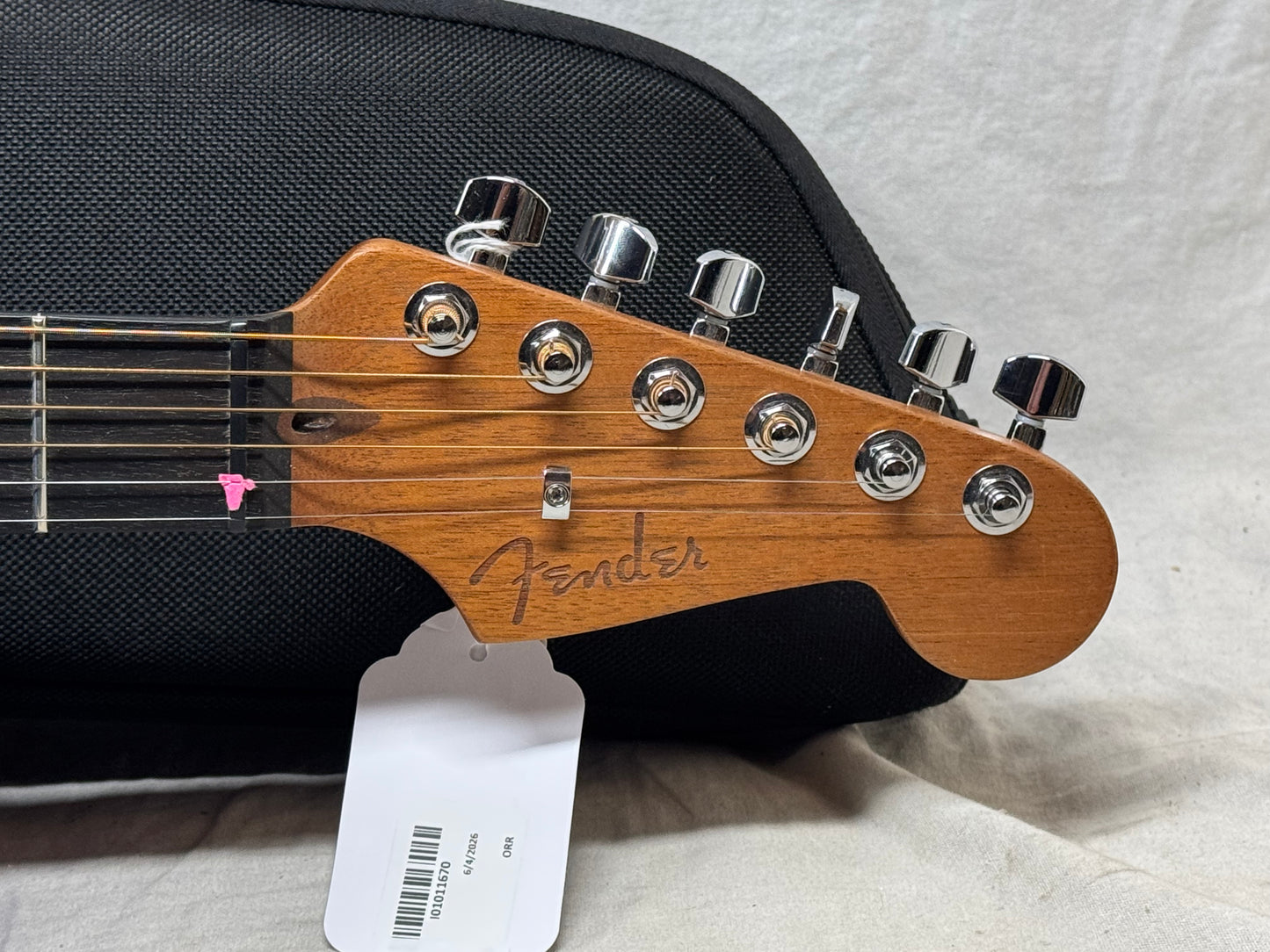 Fender American Acoustasonic Jazzmaster Guitar with Gig Bag 2021 - Ocean Turquoise / Ebony fingerboard