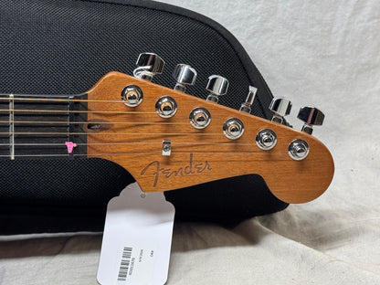 Fender American Acoustasonic Jazzmaster Guitar with Gig Bag 2021 - Ocean Turquoise / Ebony fingerboard