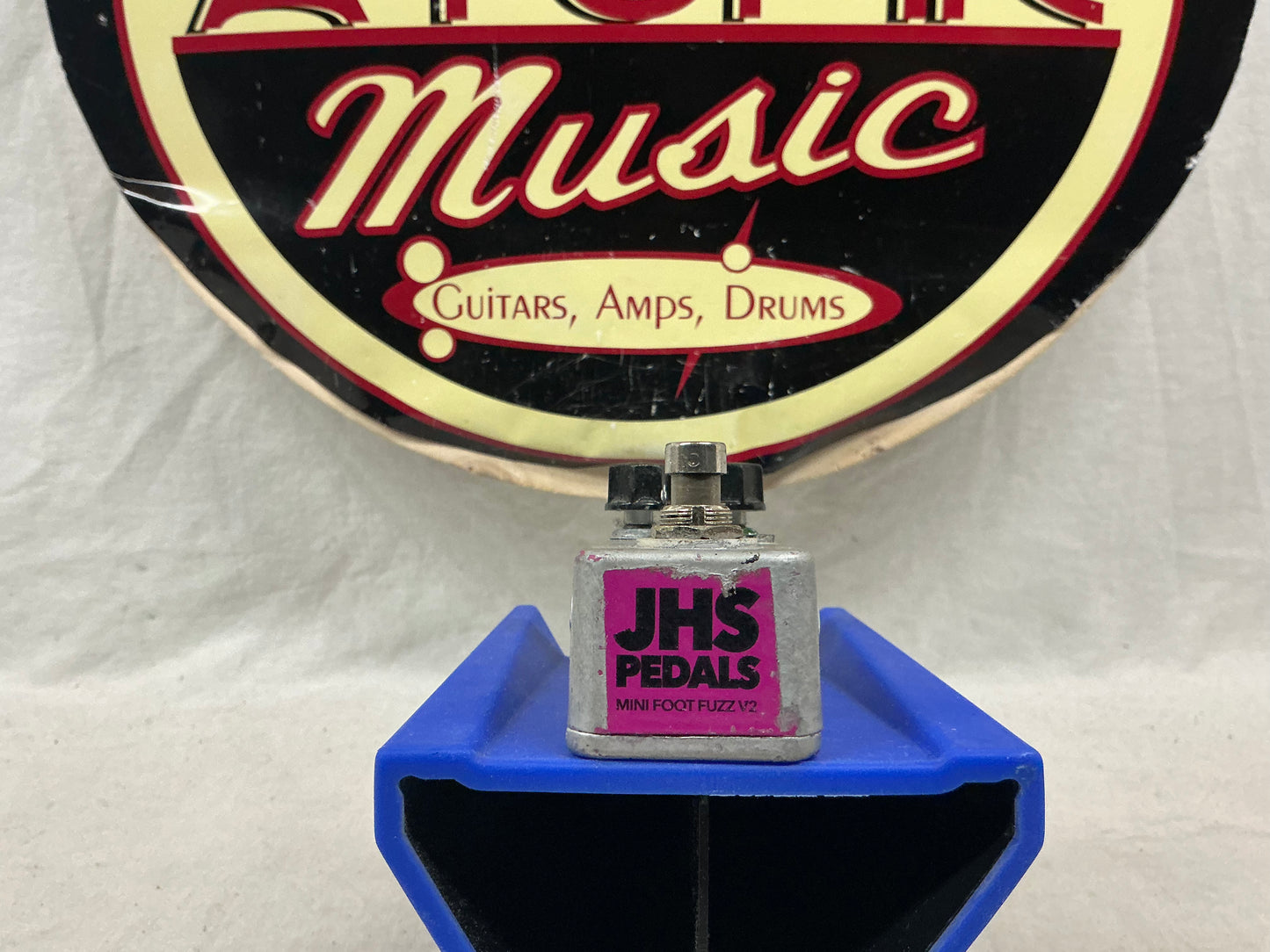 JHS Pedals Mini Foot Fuzz v2 Pedal - finish removed