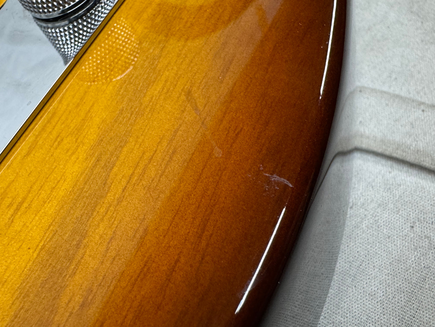 Fender 2016 Limited Special Edition American Standard Telecaster Figured Neck Guitar with Case 2015 - Cognac Burst / Rosewood fingerboard