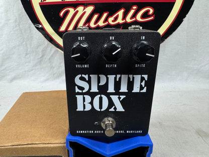 Damnation Audio Spite Box Fuzz Pedal with Box