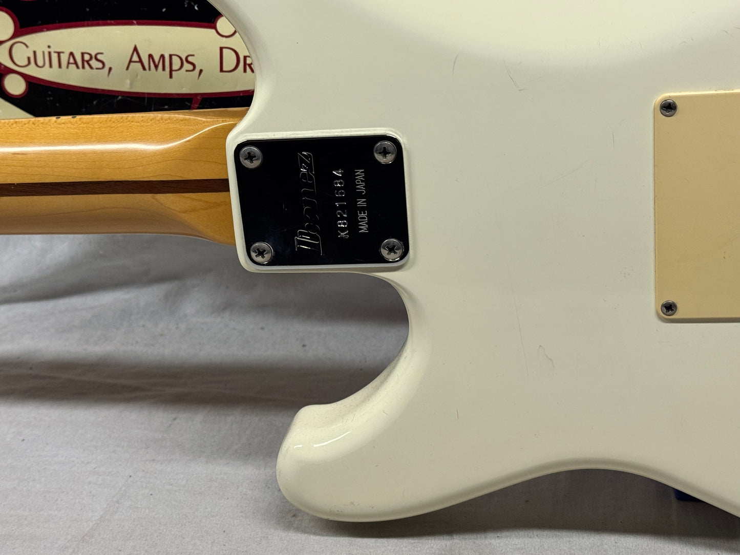 Ibanez Roadstar II Series SSS Guitar with Case - MIJ Made In Japan 1982 - White