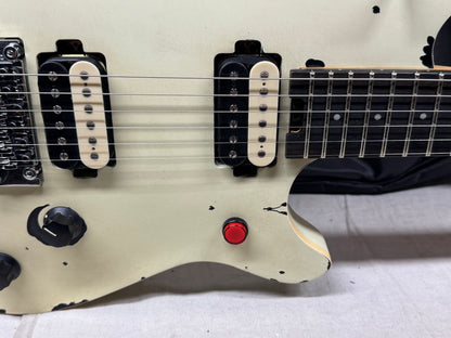EVH Limited Edition Striped Series Wolfgang Special Guitar with Gig Bag 2026 - Distressed Ivory