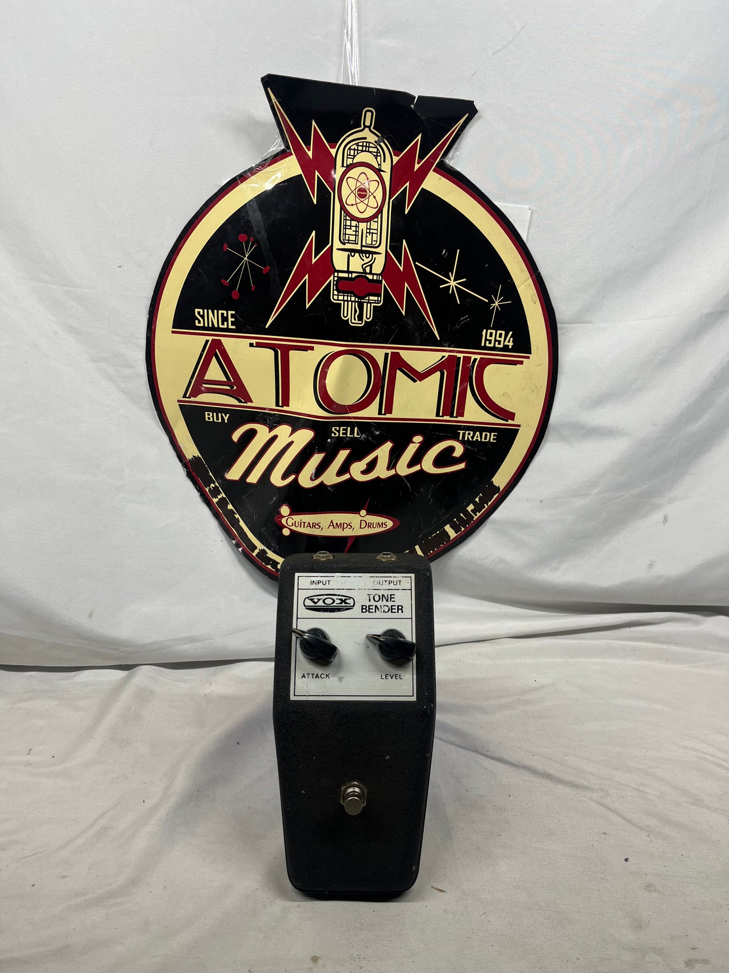 Vox Thomas Organ Italy V828 Tone Bender tonebender Fuzz Pedal - Missing 3/4 Screws