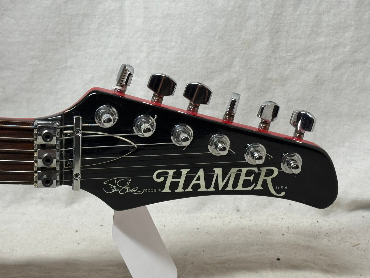 Hamer USA SS1 ss 1 Steve Stevens Signature Guitar with Case 1984 - Red
