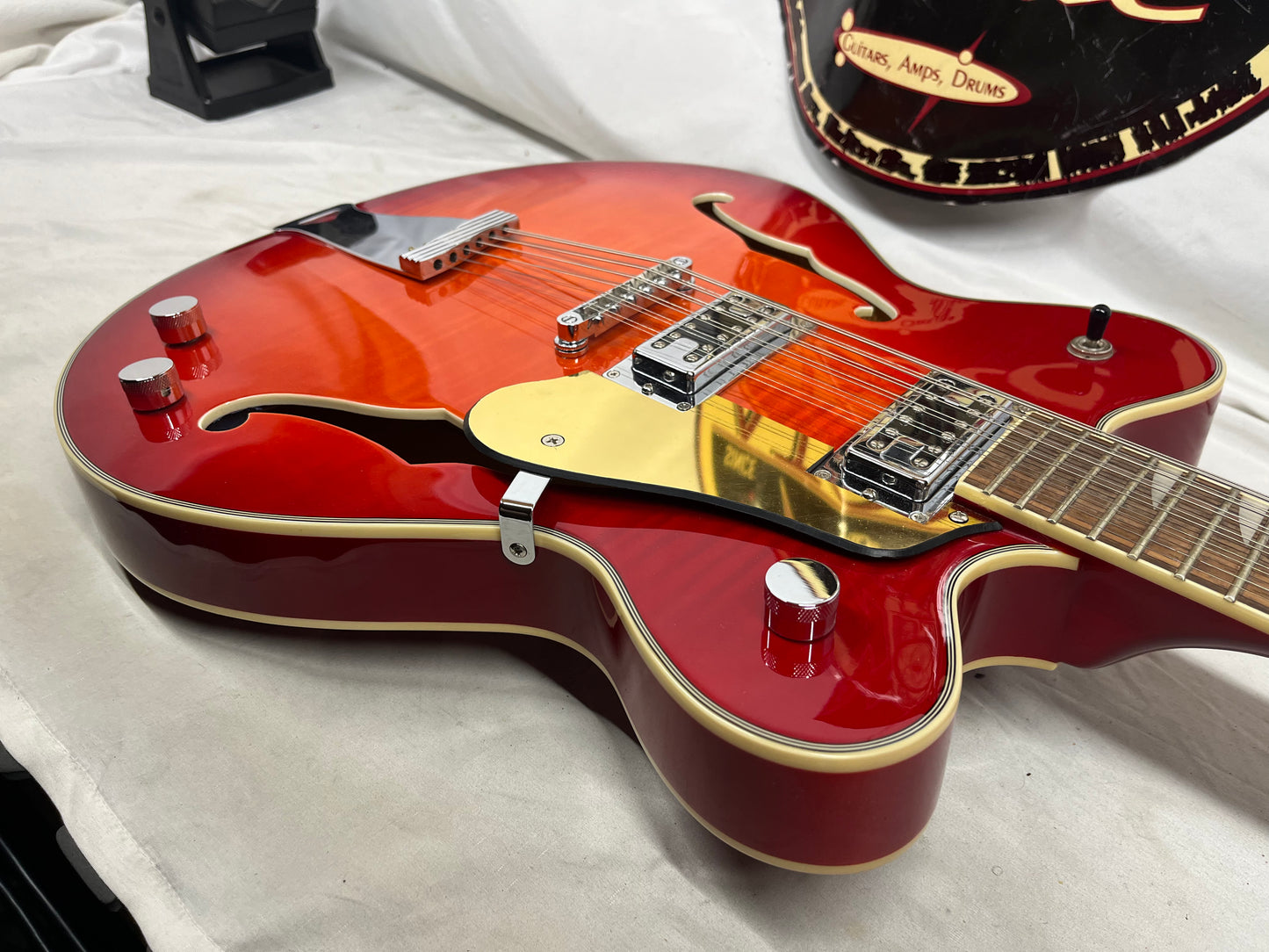 Eastwood Classic 12-String Doublecut Semi-Hollow Body Electric Guitar