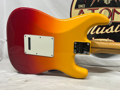 Fender Player Plus Stratocaster Strat Left-Handed Lefty Electric Guitar MIM - Made in Mexico - Tequila Sunrise