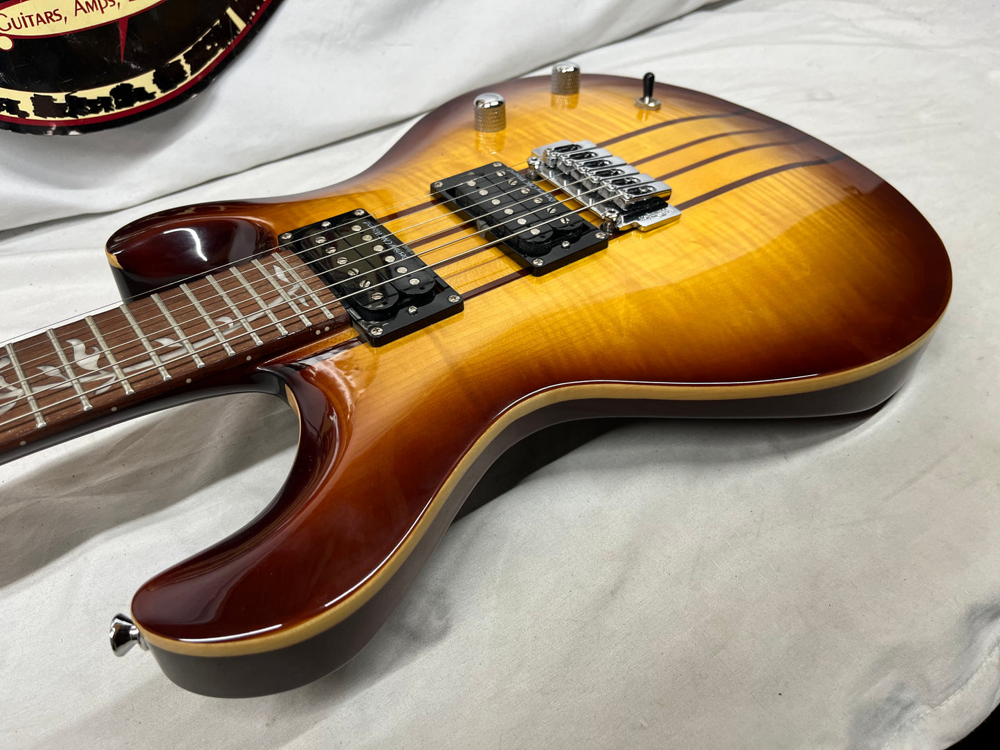 IYV IP-300 Doublecut Electric Guitar with Tree of Life fret Inlay- Tobacco Sunburst