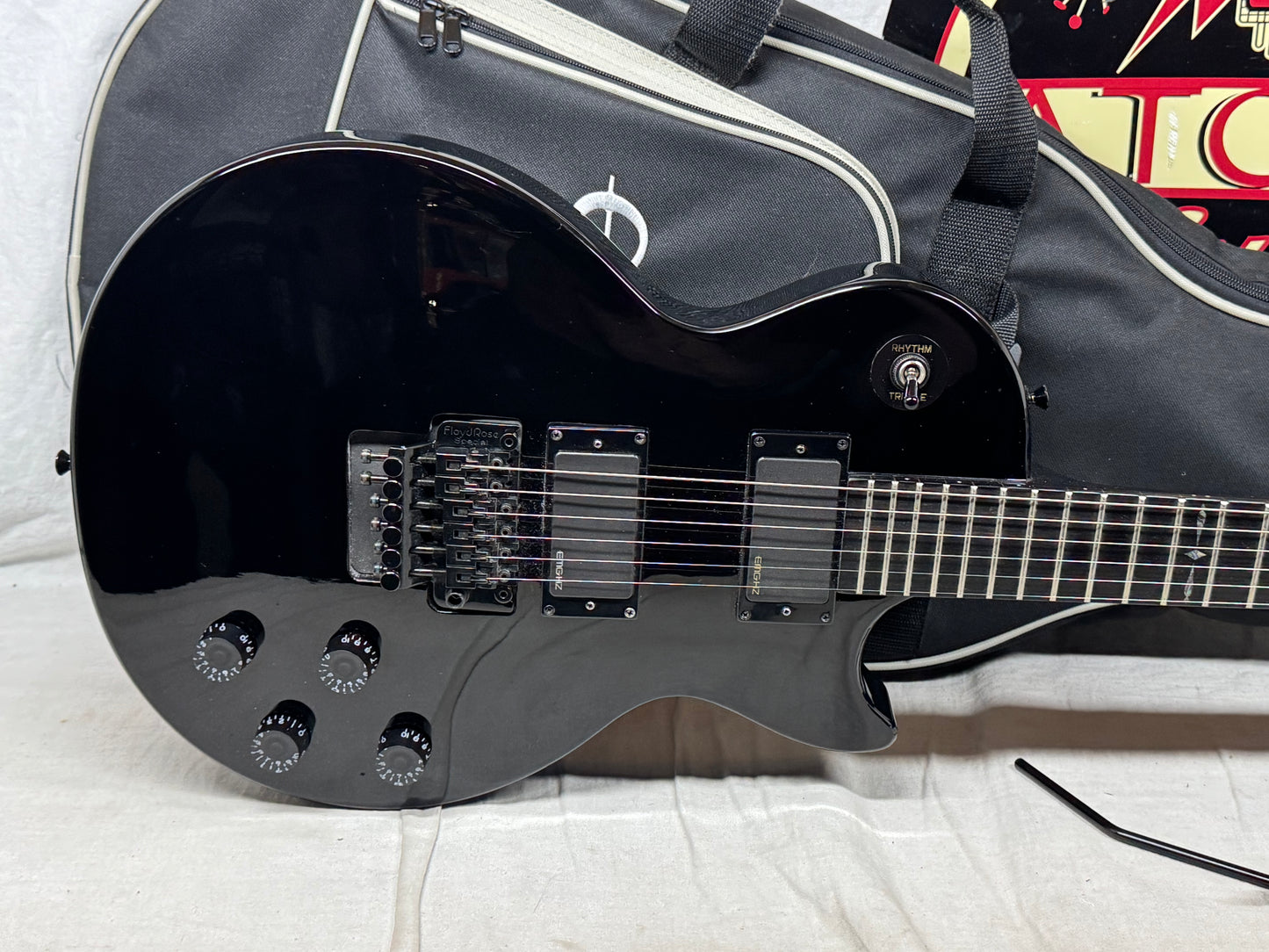 Epiphone Limited Edition Custom Shop Les Paul Nightfall with Gig Bag 2010 - Ebony / Black