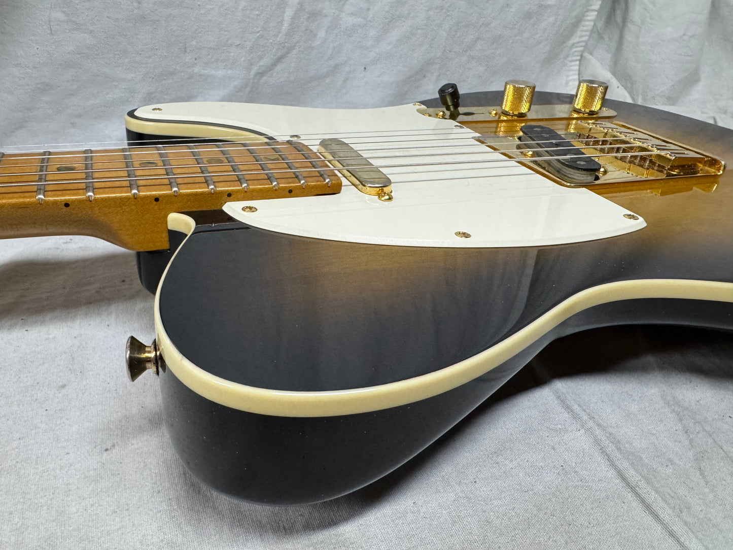 Grosh Guitars USA NOS Vintage T Singlecut Guitar with COA + Case 2016 - Two Tone Burst