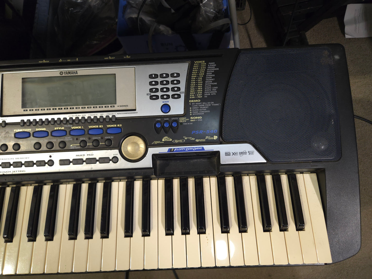 Yamaha PSR-540 Keyboard - Local Pickup Only