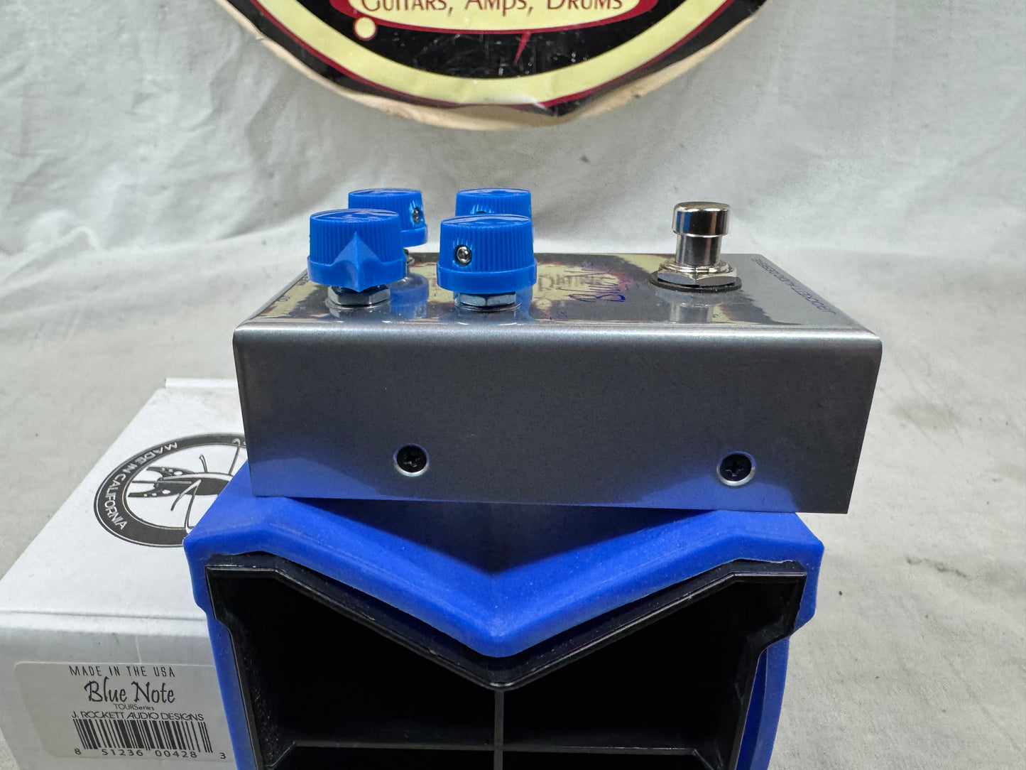 J. Rockett Audio Designs TOURSeries Blue Note Overdrive Pedal with Box