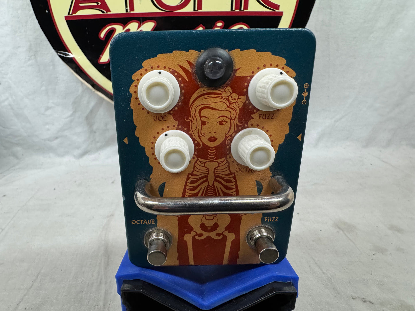 Orange Fur Coat Octave Fuzz Pedal