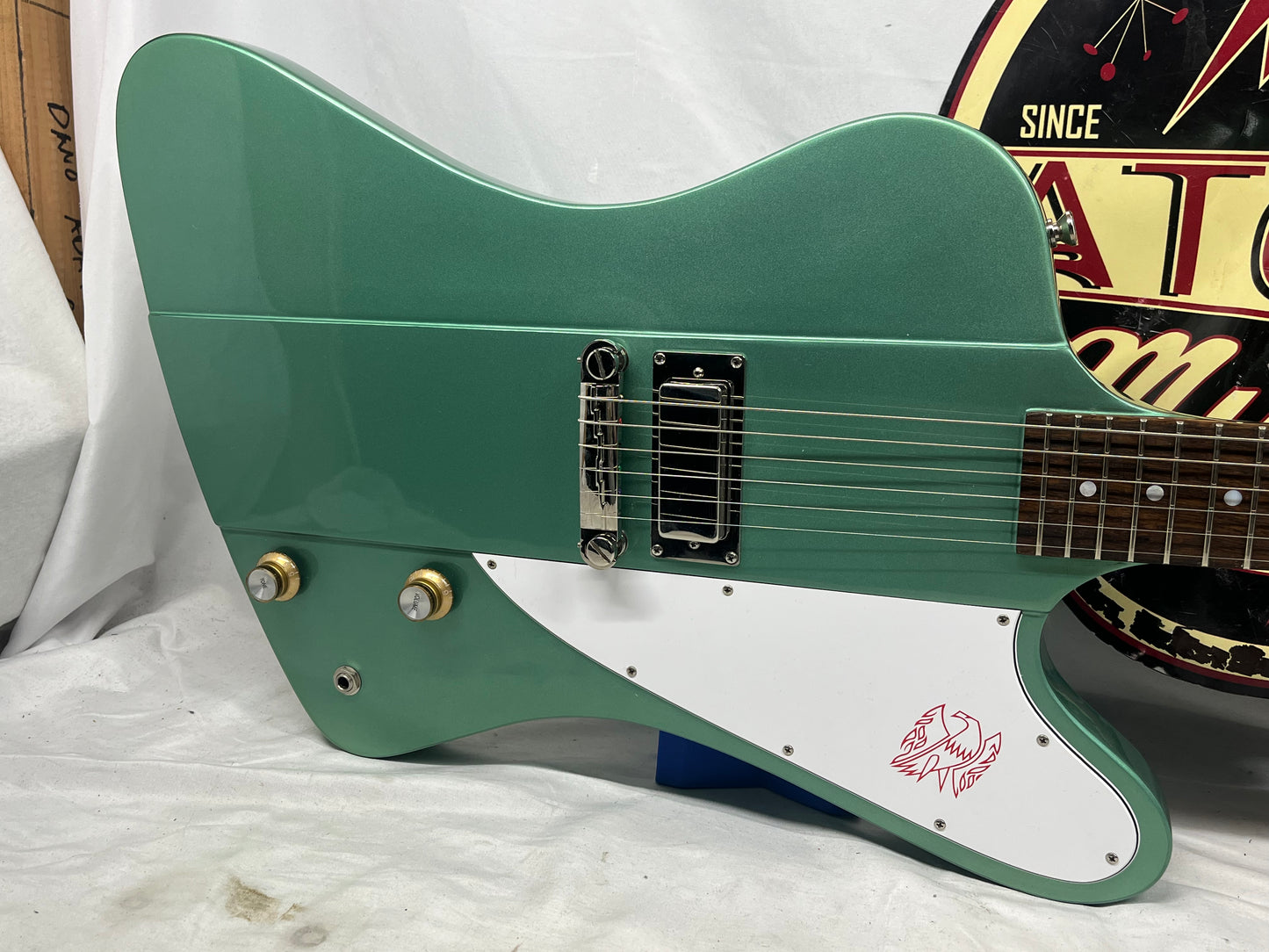 Epiphone Firebird I Offset Electric Guitar with Hard Case - Inverness Green