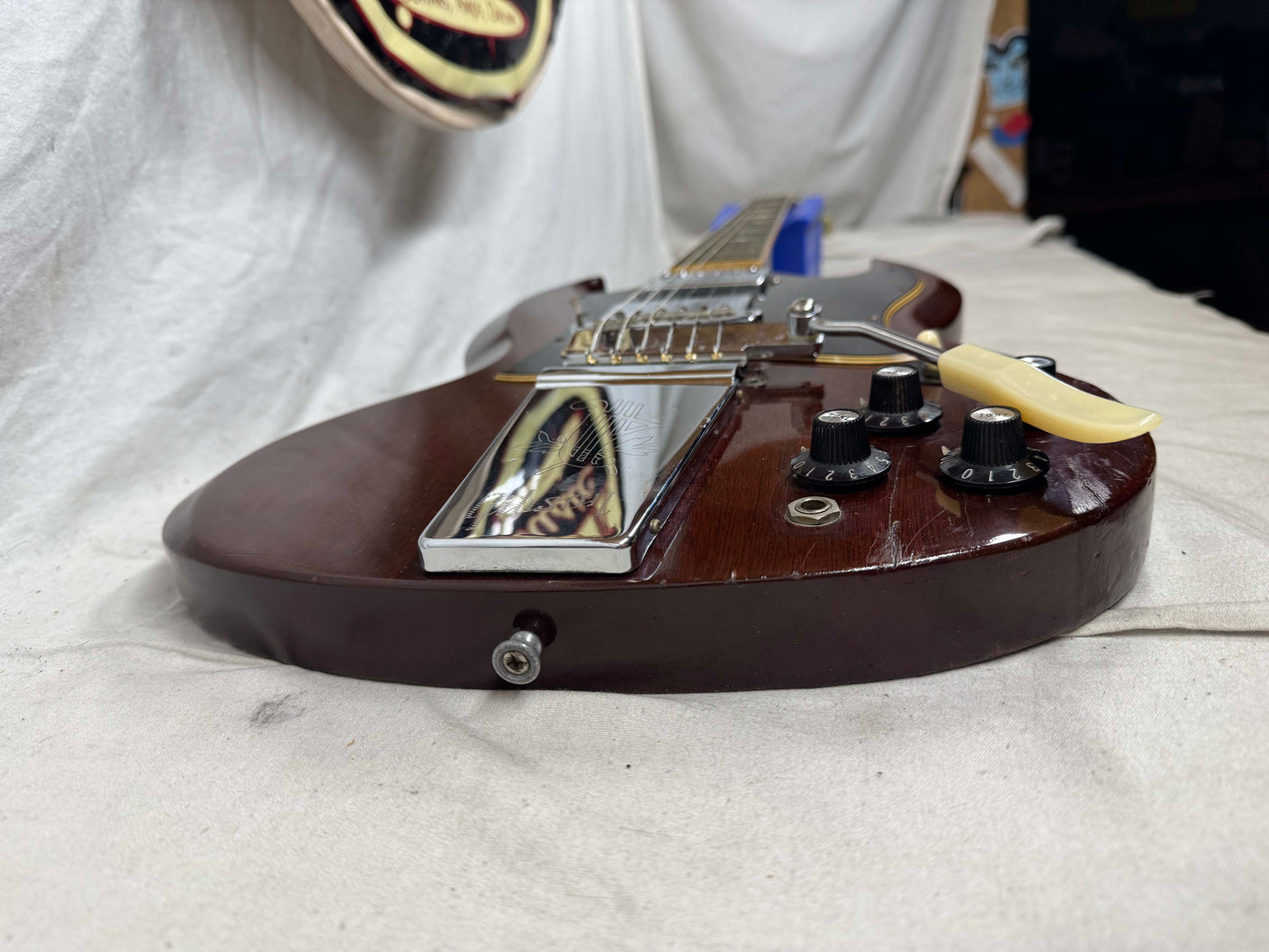 Gibson SG Guitar with Case - repaired / modified! 1969