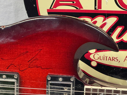 Gibson SG High Performance 2017 - Cherry Burst - signed by numerous shredders!