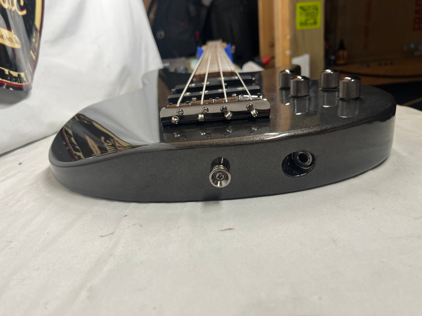 Mitchell MB200 4-String Electric Bass - Gunmetal