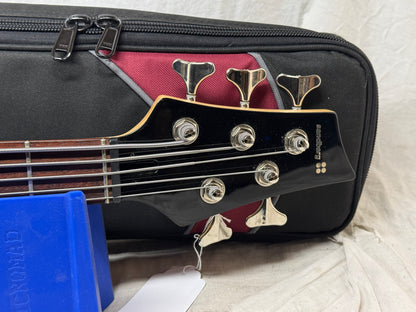 Sandberg Basic Ken Taylor Signature Model 5-string Bass with Gig Bag - Black