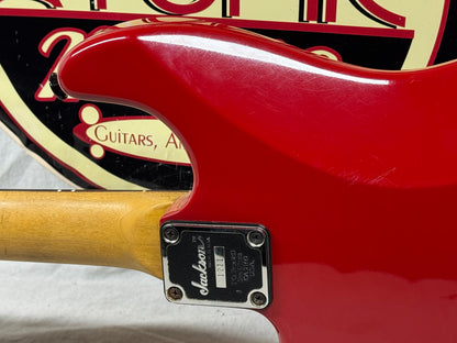 Jackson USA Custom Shop Dinky HH Guitar with Case - Red
