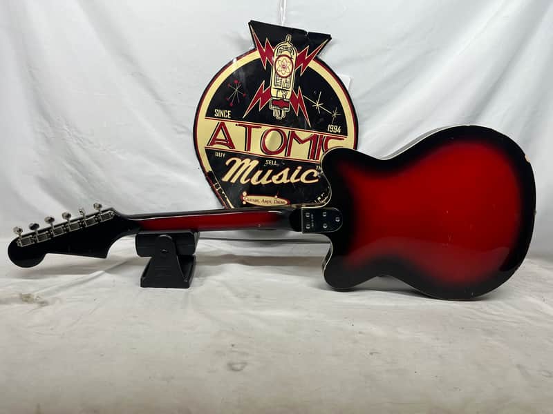 Teisco Imperial Hollow Body Electric Guitar - Image 8