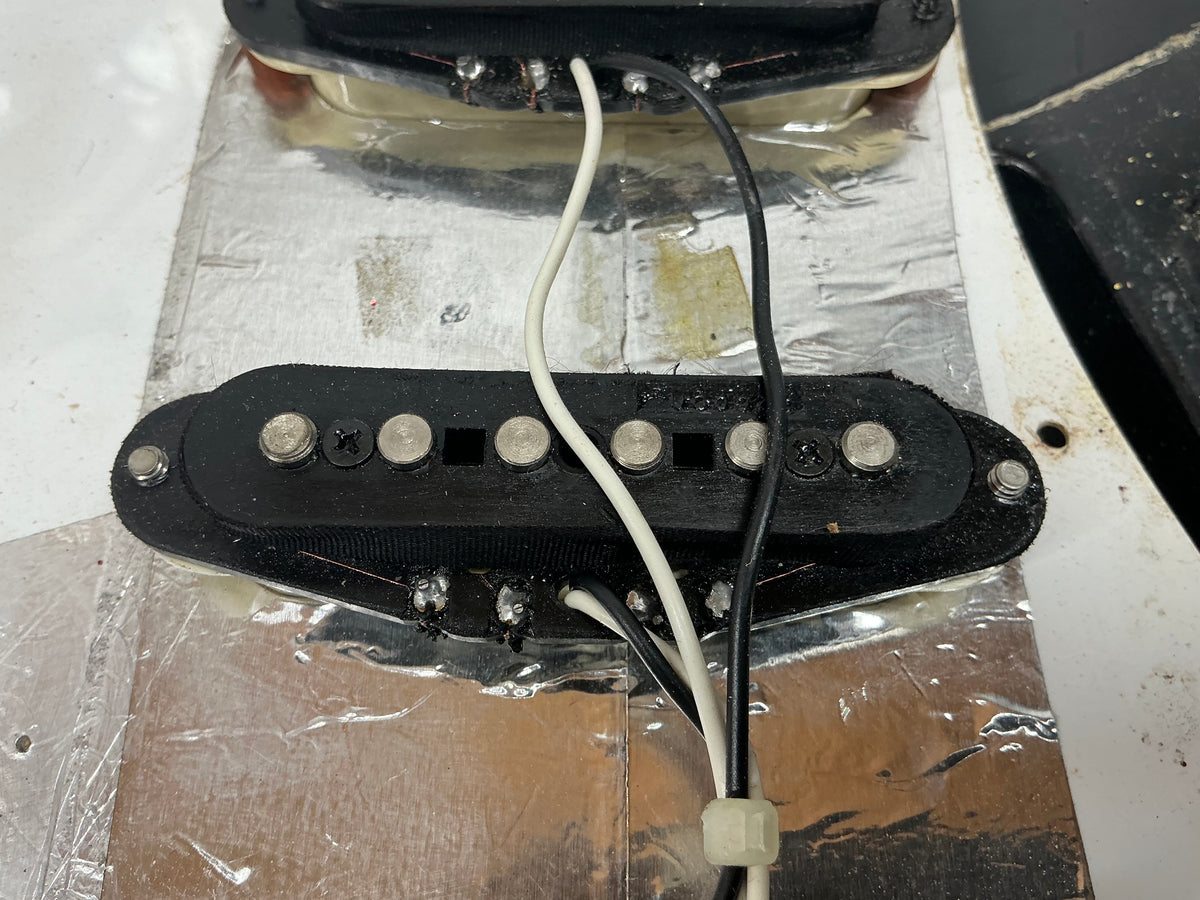 Warmoth Partscaster S-Style - Black - Needs Re-Fret