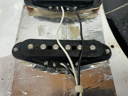 Warmoth Partscaster S-Style - Black - Needs Re-Fret